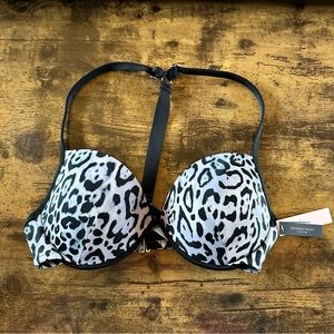 Victoria secret cheetah bikini top 36D